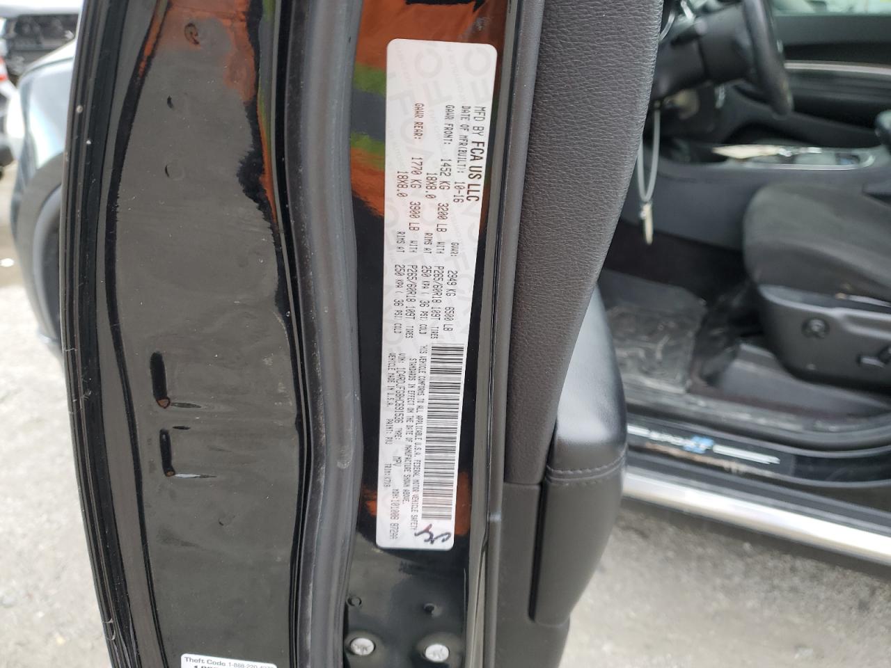 2017 Dodge Durango Ssv VIN: 1C4RDJFG8HC691536 Lot: 90223005