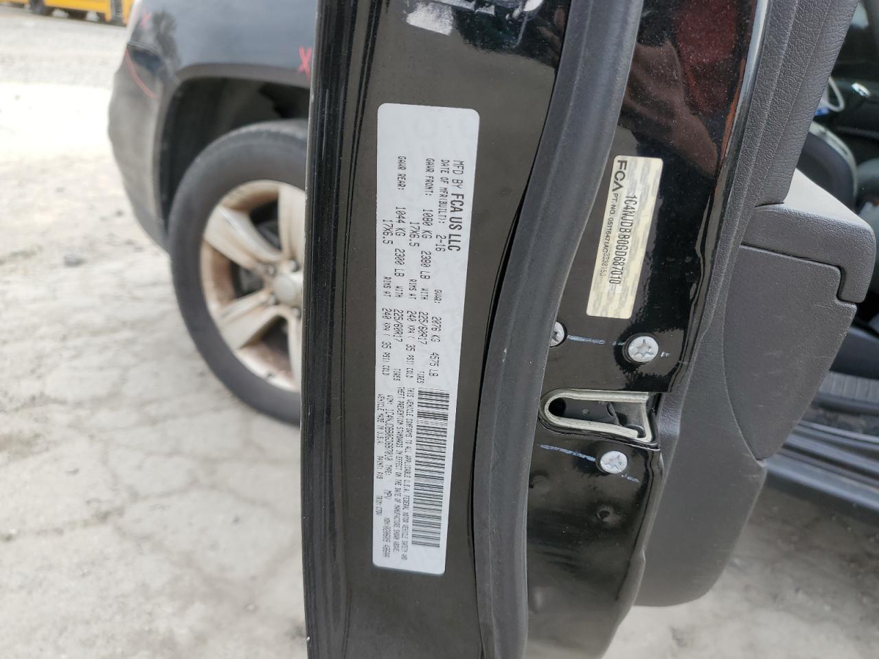 2016 Jeep Compass Sport VIN: 1C4NJDBB0GD687010 Lot: 90226195