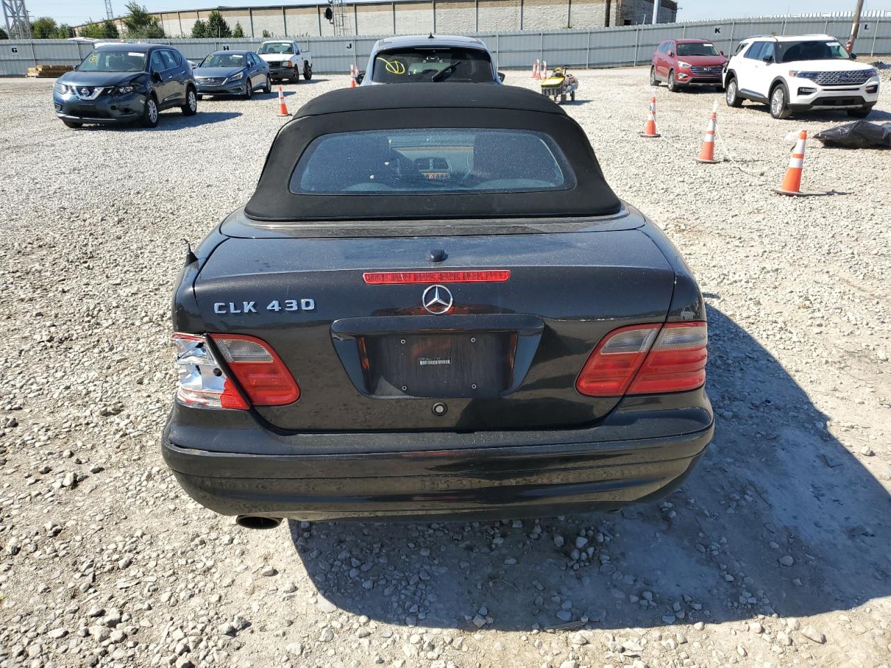 2002 Mercedes-Benz Clk 430 VIN: WDBLK70G72T121301 Lot: 81921475
