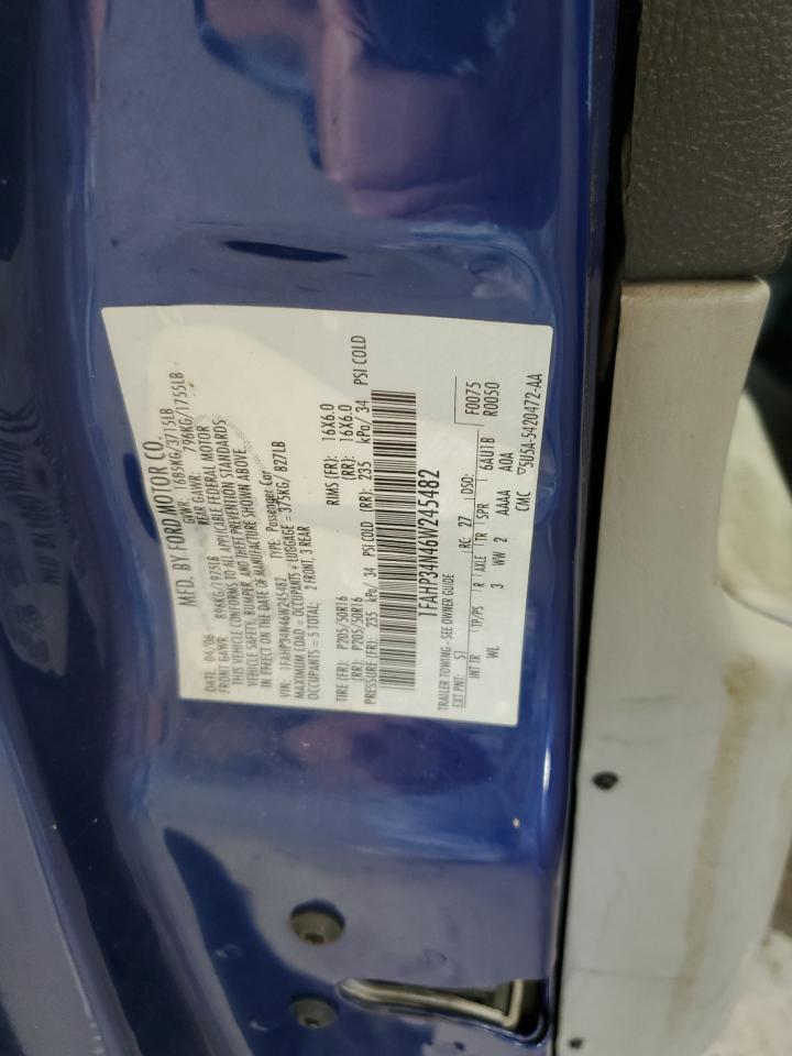 2006 Ford Focus Zx4 VIN: 1FAHP34N46W245482 Lot: 85675445