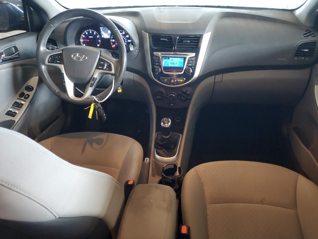 2014 Hyundai Accent Gls VIN: KMHCU5AE0EU155779 Lot: 85141305