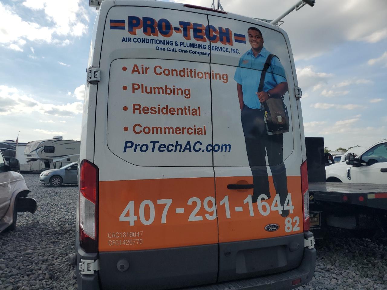 2016 Ford Transit Delivery Van VIN: 1FTYR2XG0GKA31299 Lot: 84199975