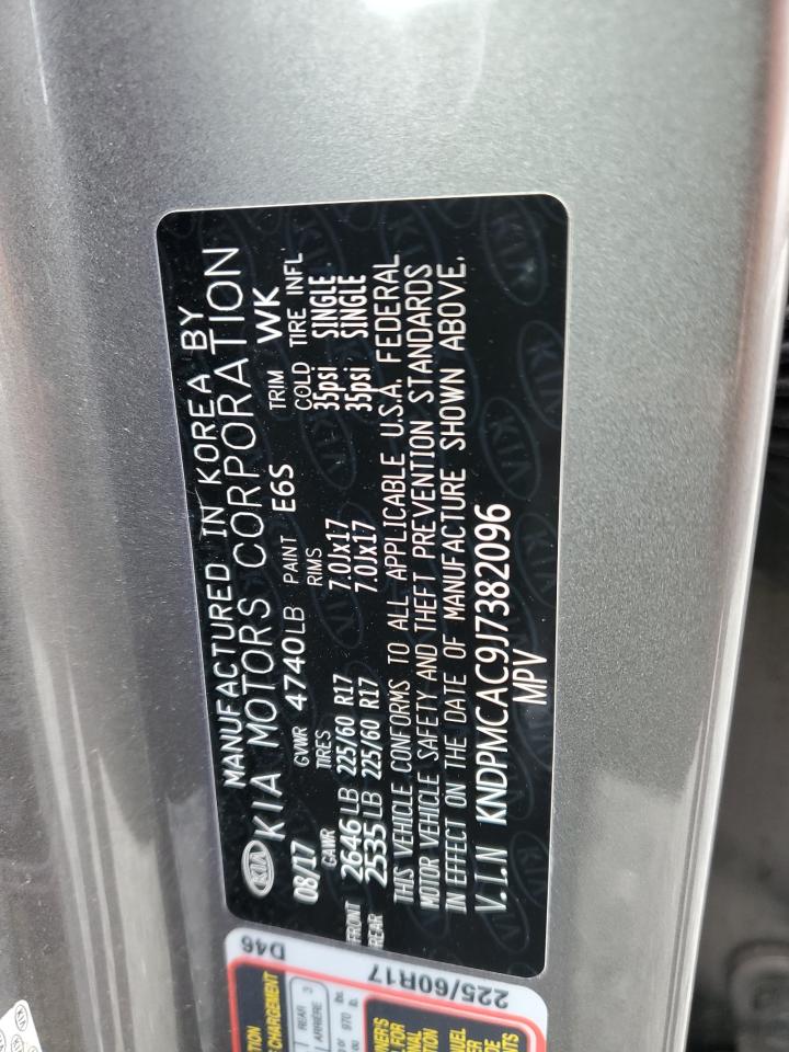 2018 Kia Sportage Lx VIN: KNDPMCAC9J7382096 Lot: 89887965