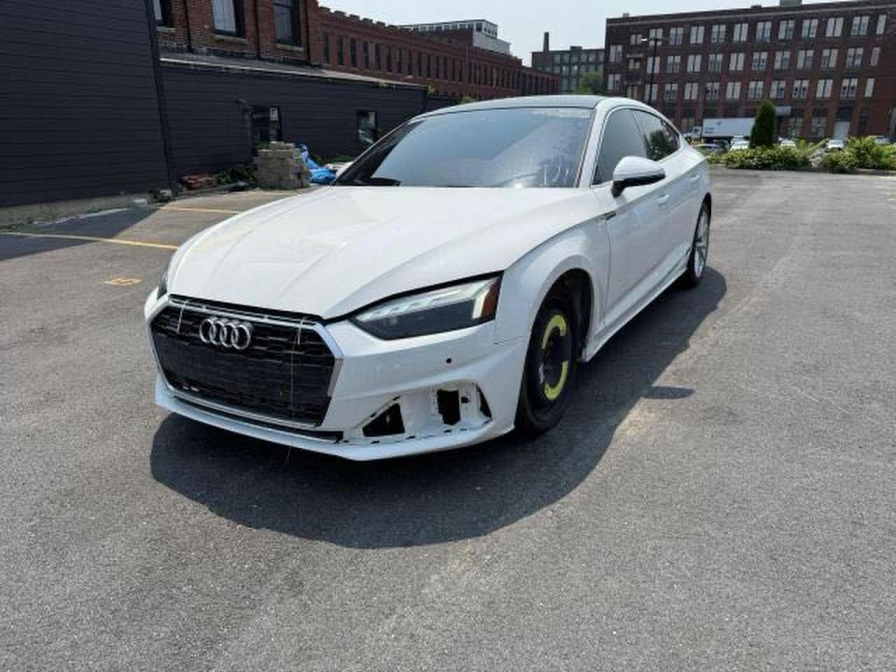 2021 Audi A5 Premium Plus 40 white null gas WAUCBCF5XMA061395 photo #3