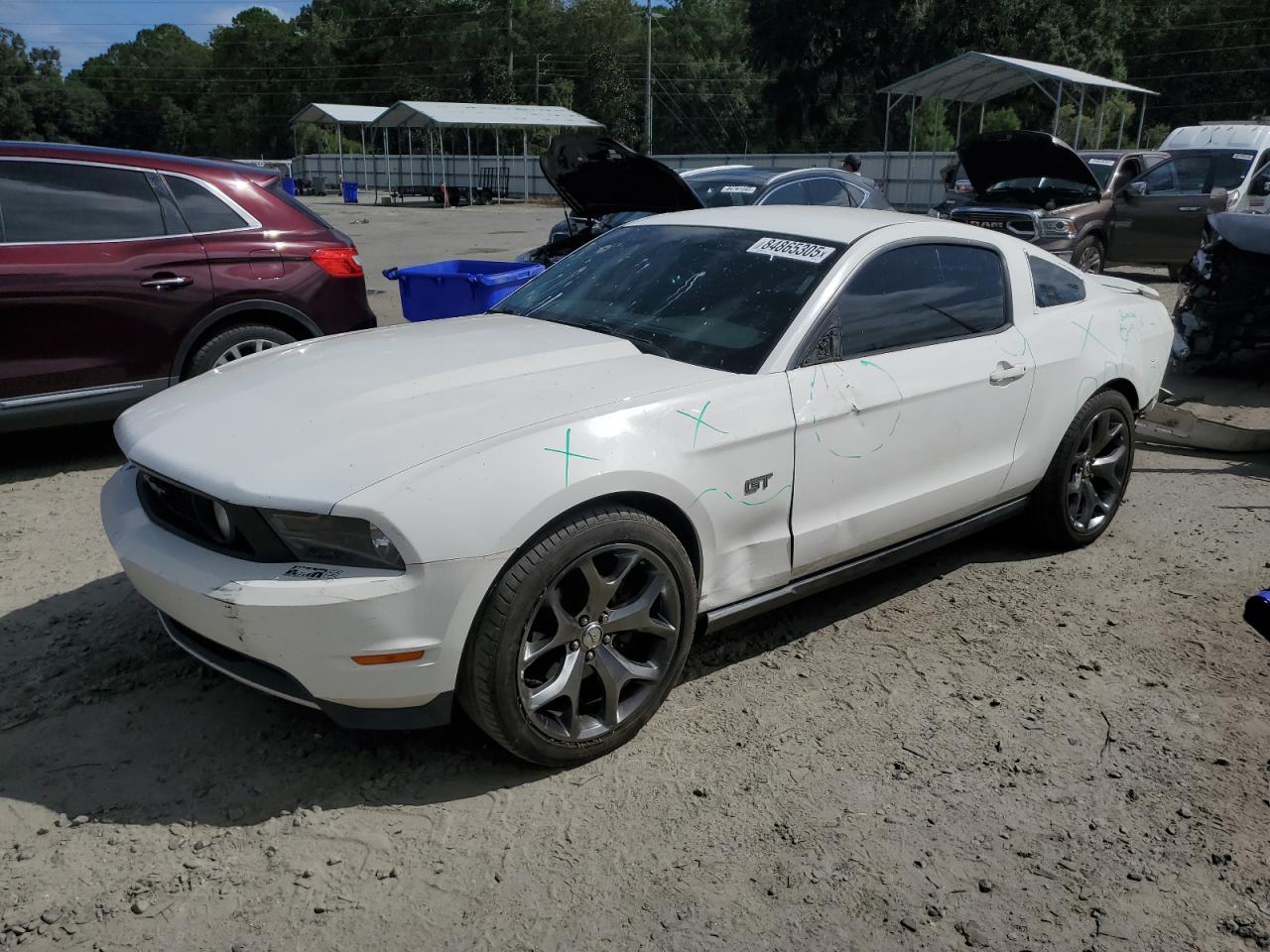 2010 Ford Mustang Gt VIN: 1ZVBP8CH3A5153834 Lot: 84865305