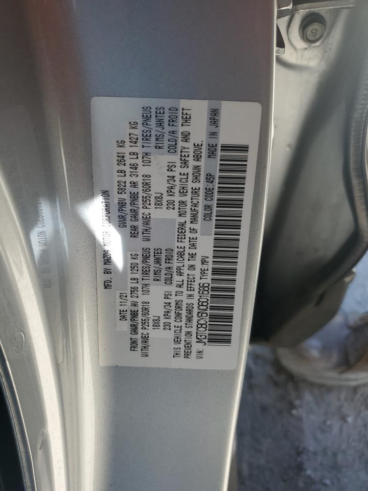 2022 Mazda Cx-9 Touring VIN: JM3TCBCY6N0601686 Lot: 84938995
