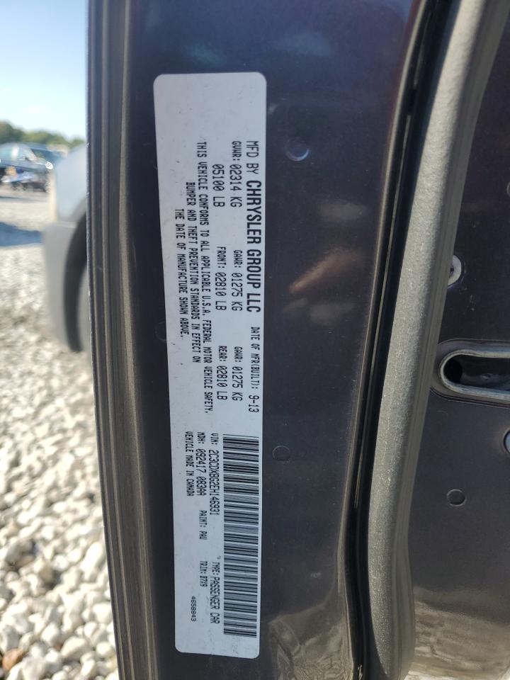 2014 Dodge Charger Se VIN: 2C3CDXBG2EH146931 Lot: 85913885