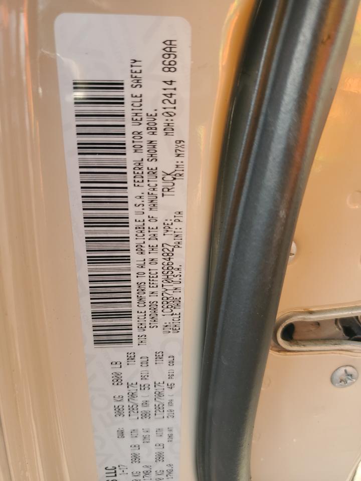 2017 Ram 1500 Rebel VIN: 1C6RR7YT0HS664827 Lot: 89809145