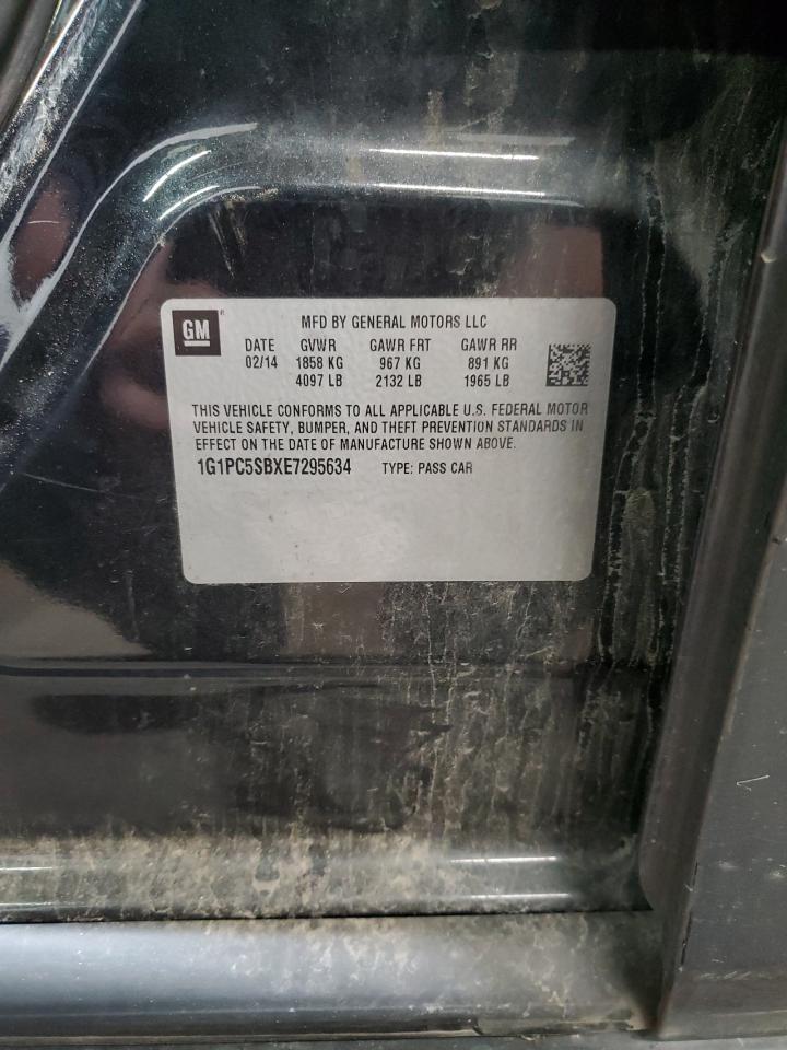 2014 Chevrolet Cruze Lt VIN: 1G1PC5SBXE7295634 Lot: 82329965