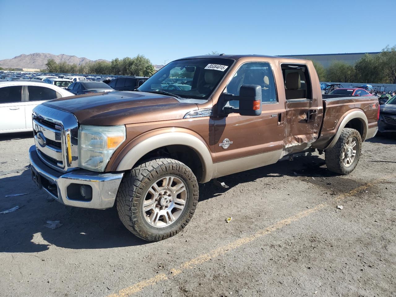 2011 Ford F250 Super Duty brown null diesel 1FT7W2BT2BEB37883 photo #1