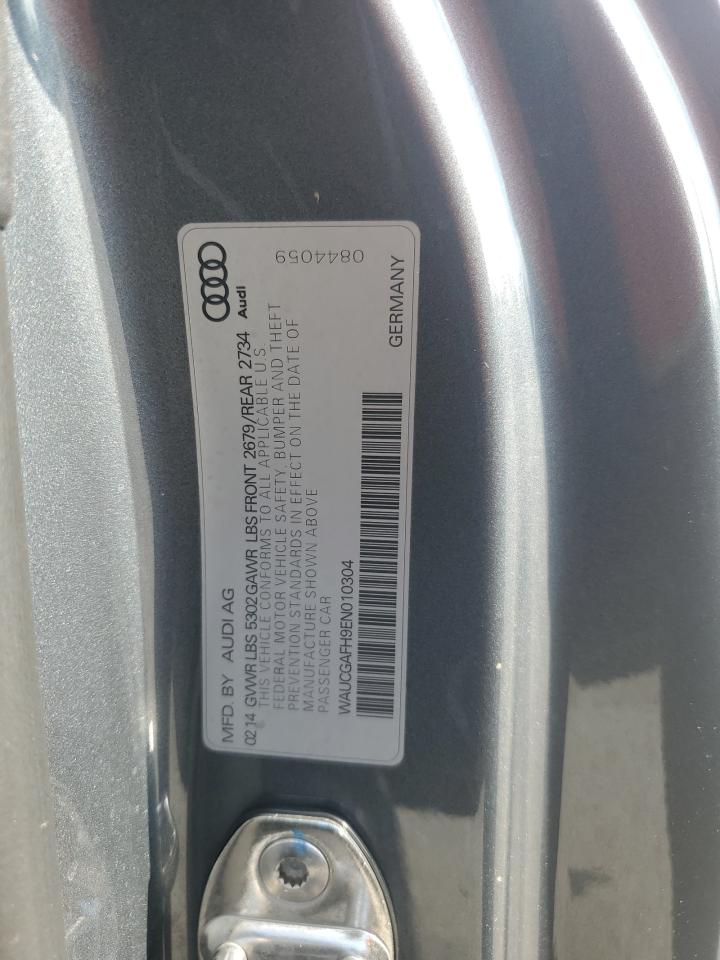 2014 Audi S5 Premium Plus VIN: WAUCGAFH9EN010304 Lot: 82207175