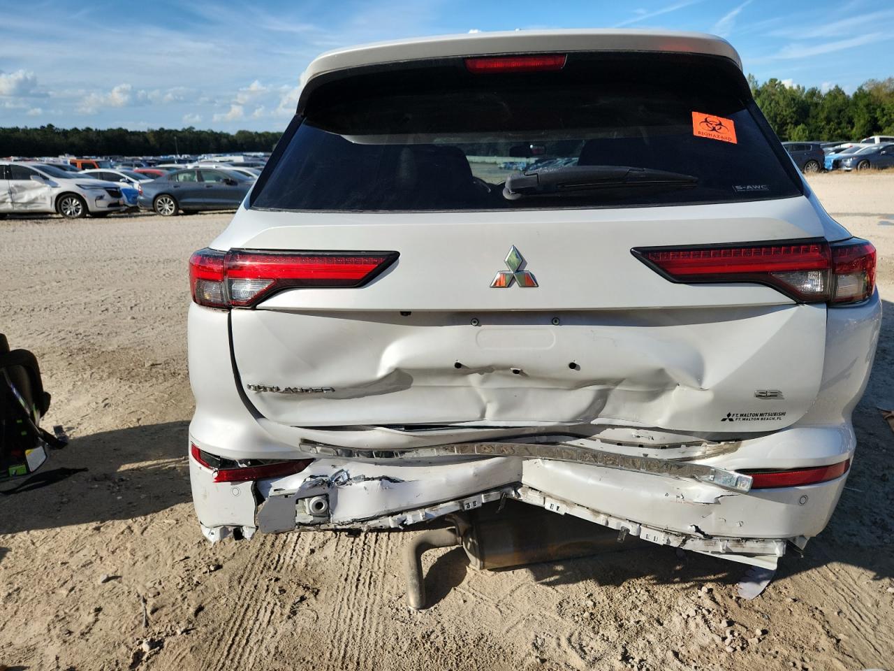 2022 Mitsubishi Outlander Se VIN: JA4J4UA87NZ062870 Lot: 80912485