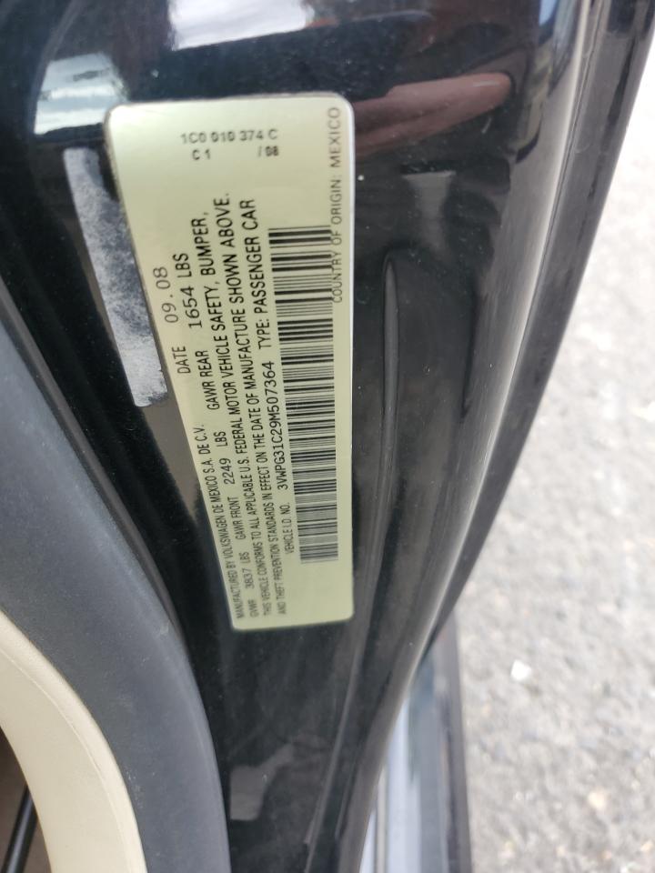 2009 Volkswagen New Beetle S VIN: 3VWPG31C29M507364 Lot: 82360895