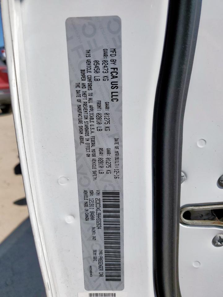 2017 Dodge Charger R/T 392 VIN: 2C3CDXGJ9HH552634 Lot: 85890015