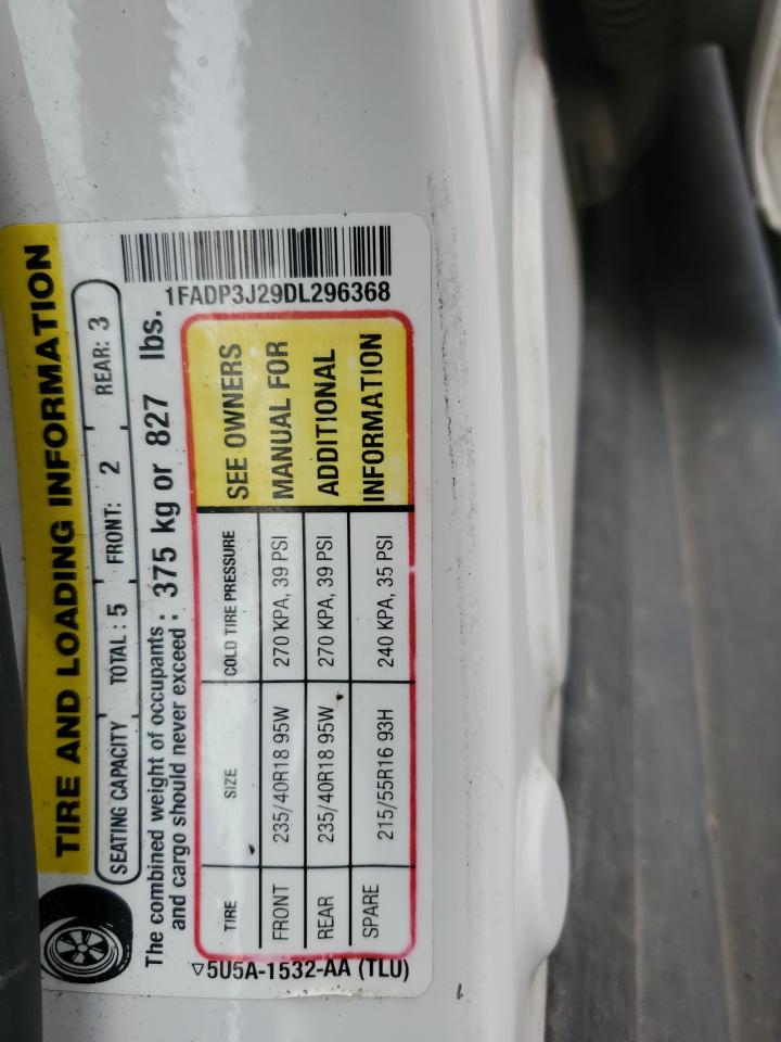 2013 Ford Focus Titanium VIN: 1FADP3J29DL296368 Lot: 82347275