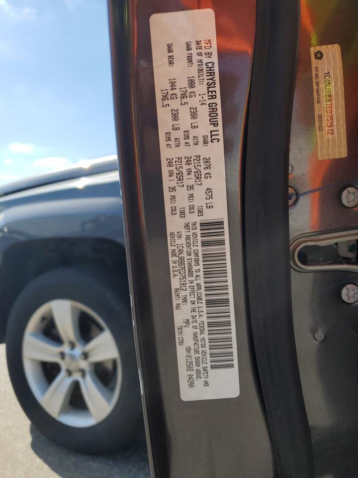 2014 Jeep Patriot Sport VIN: 1C4NJRBB7ED751912 Lot: 85906595