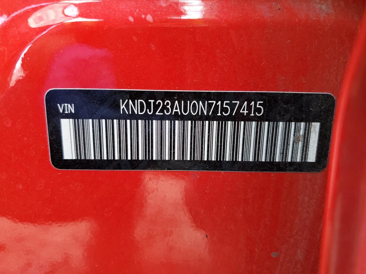 2022 Kia Soul Lx VIN: KNDJ23AU0N7157415 Lot: 85719075