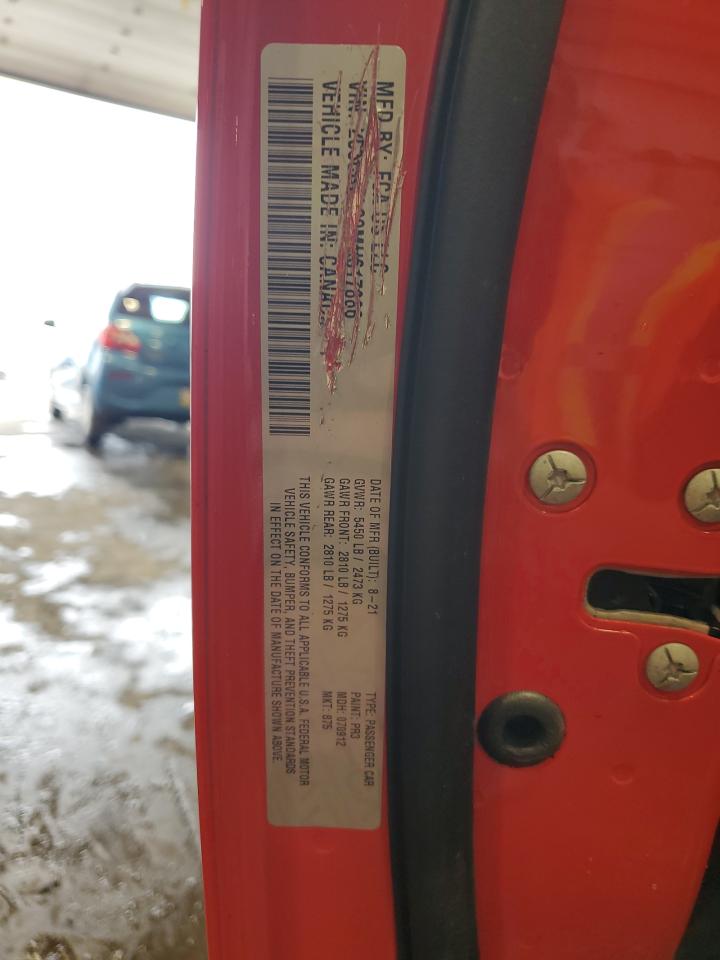 2021 Dodge Challenger Srt Hellcat Redeye VIN: 2C3CDZL99MH617886 Lot: 86672095