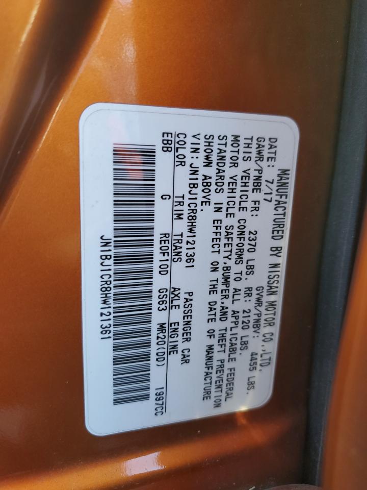 2017 Nissan Rogue Sport S VIN: JN1BJ1CR8HW121361 Lot: 87479295