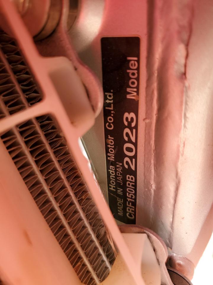 2023 Honda Crf150 Rb VIN: JH2KE03C9PK500583 Lot: 87389295