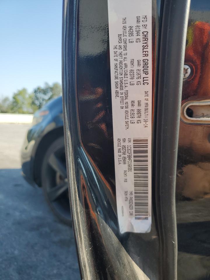 2015 Dodge Dart Sxt VIN: 1C3CDFBB4FD160391 Lot: 85091585