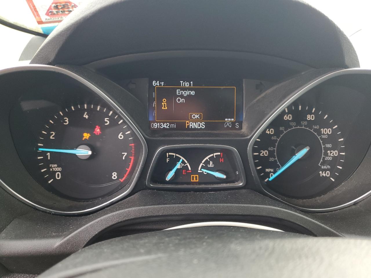 2017 Ford Escape Se VIN: 1FMCU9G94HUE00038 Lot: 81904785