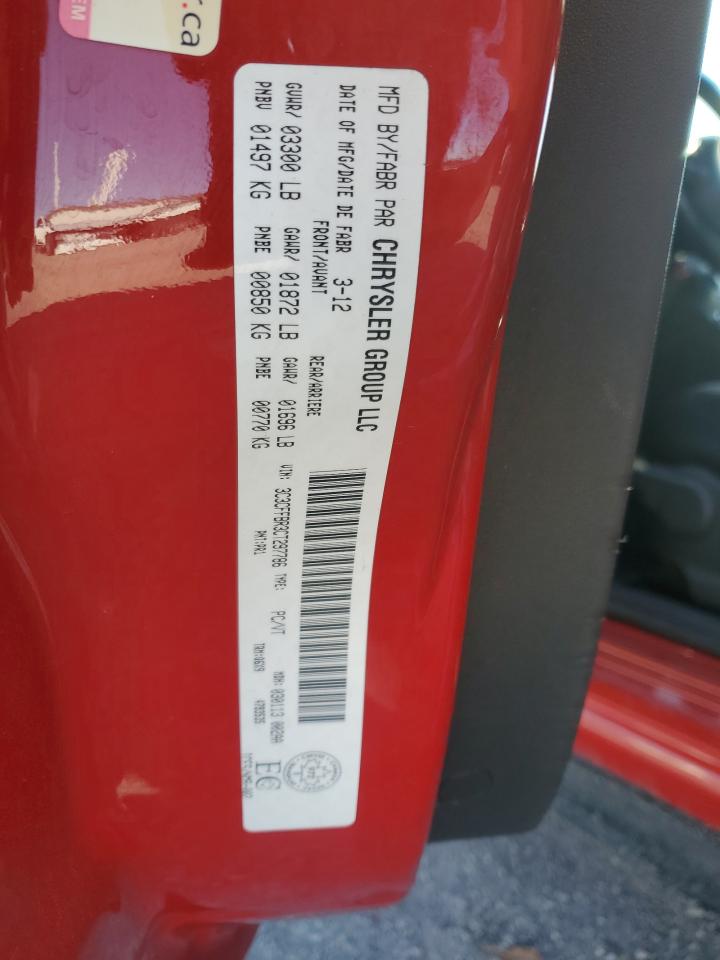 2012 Fiat 500 Sport VIN: 3C3CFFBR3CT297786 Lot: 89843515