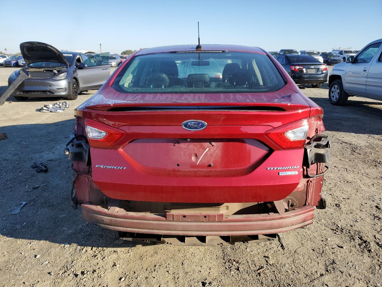 2015 Ford Fusion Titanium VIN: 3FA6P0K90FR116203 Lot: 86333355