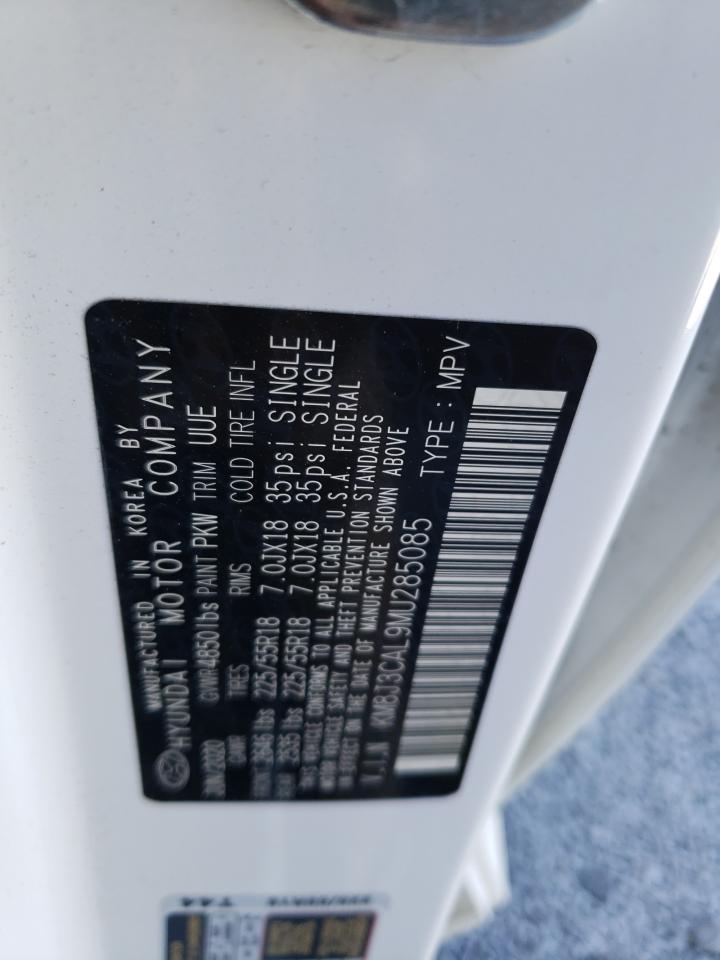 2021 Hyundai Tucson Limited VIN: KM8J3CAL9MU285085 Lot: 85884685