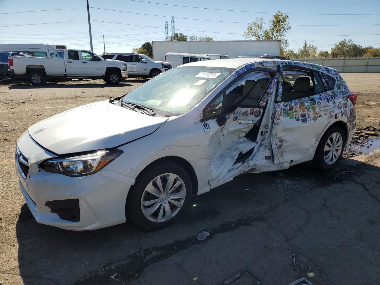 SUBARU IMPREZA 2019. Lot# 82320265. VIN 4S3GTAA69K3751825. Photo 1