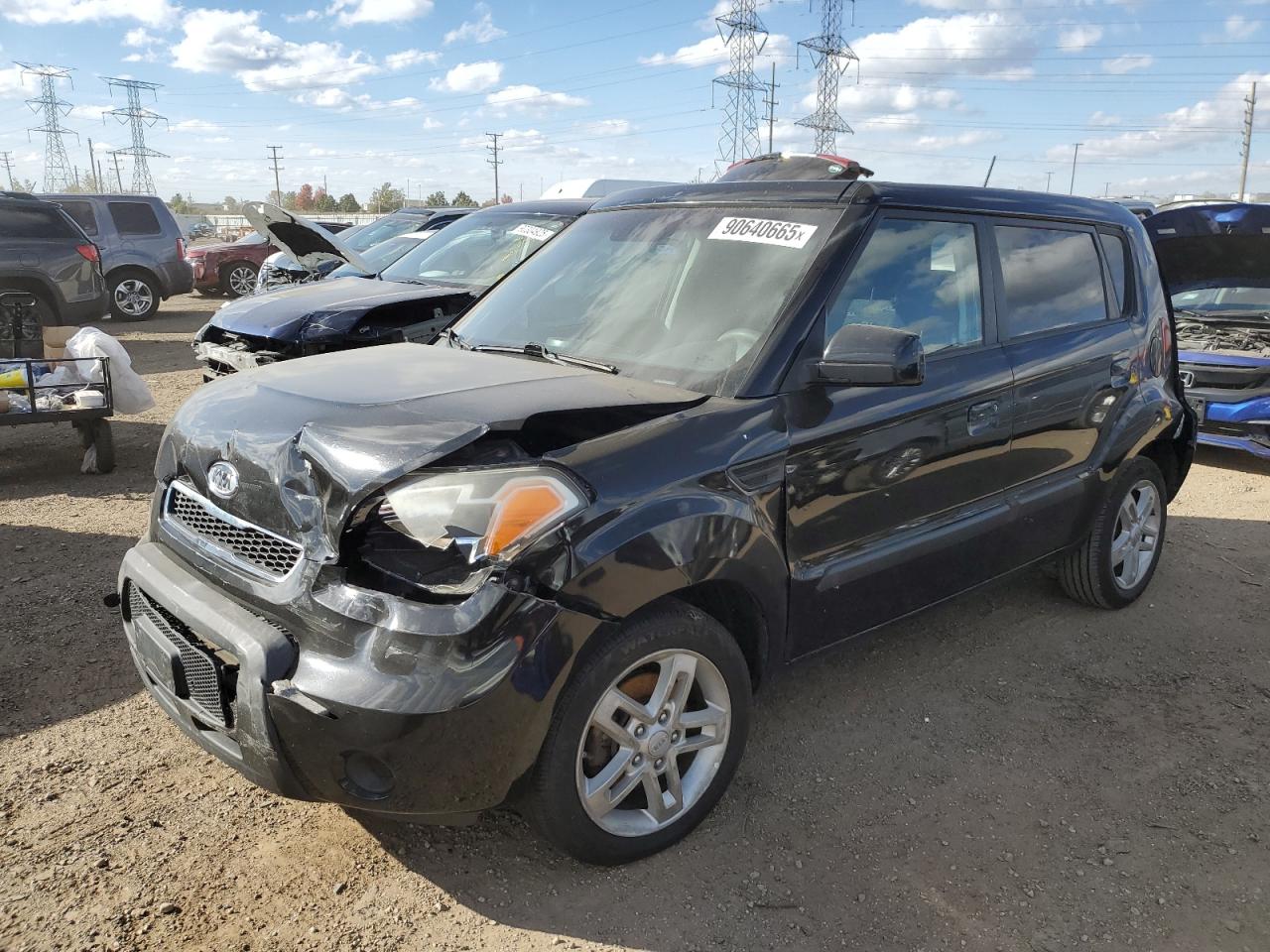 2010 Kia Soul + VIN: KNDJT2A20A7183738 Lot: 90640665