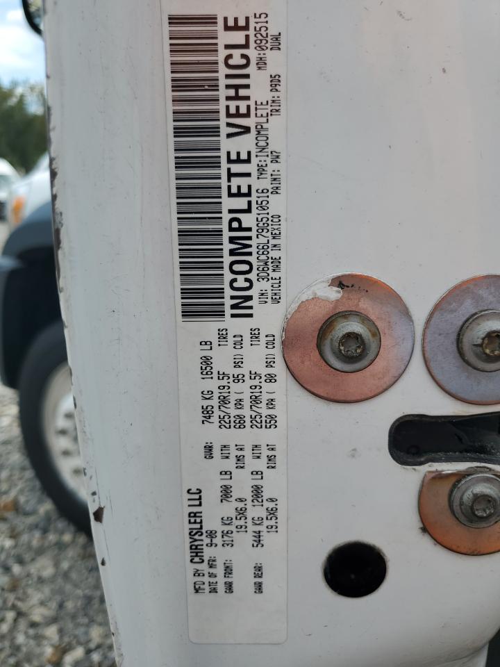 2009 Dodge Ram 4500 St VIN: 3D6WC66L79G510516 Lot: 84994535