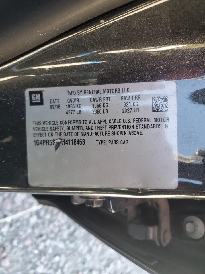 2017 Buick Verano Sport Touring VIN: 1G4PR5SK2H4118468 Lot: 86713575