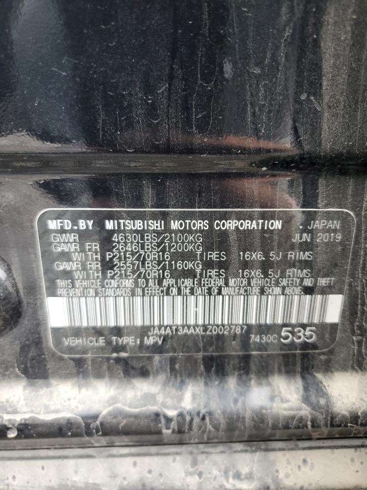 2020 Mitsubishi Eclipse Cross Es VIN: JA4AT3AAXLZ002787 Lot: 89578425