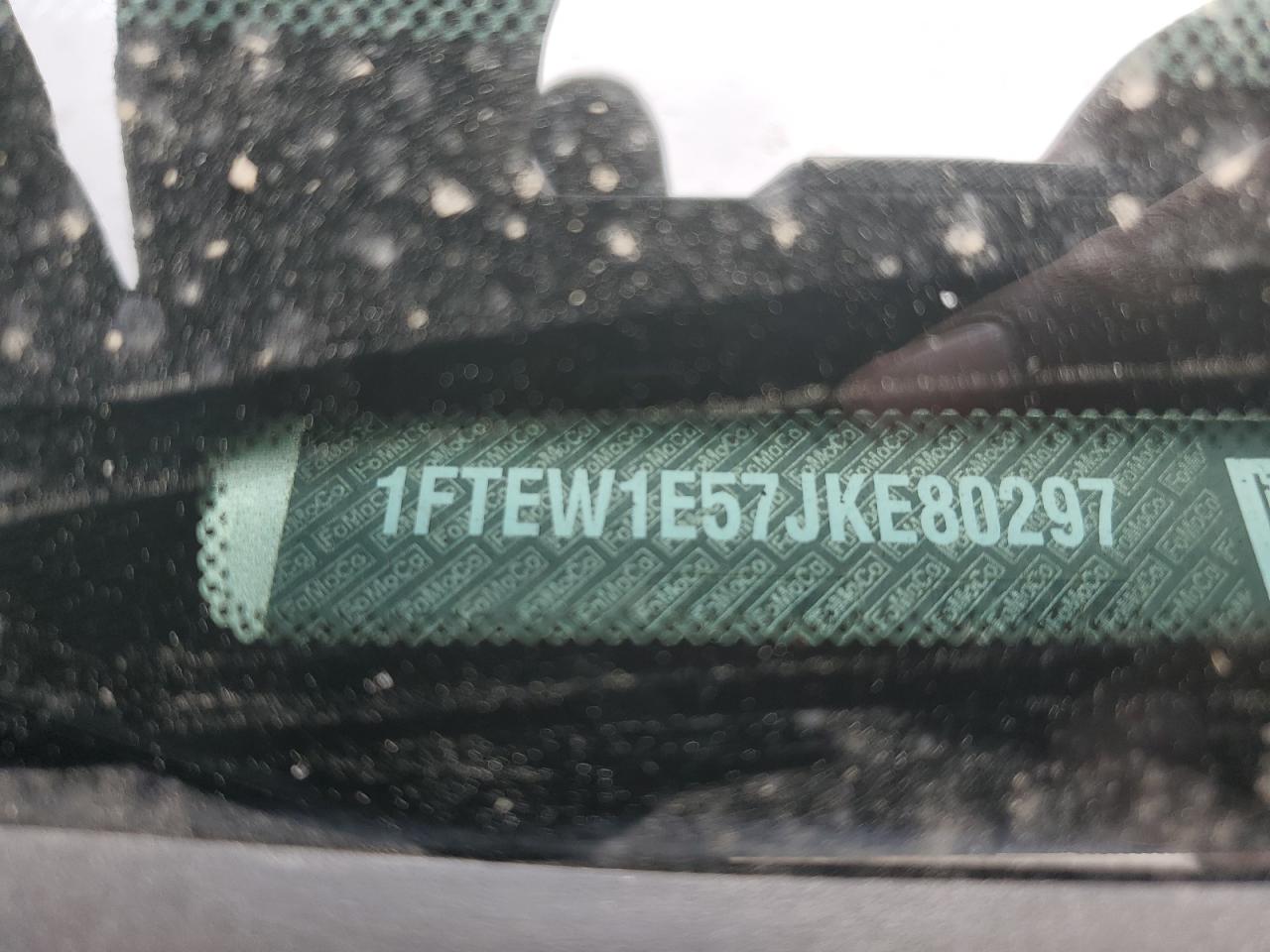 2018 Ford F150 Supercrew VIN: 1FTEW1E57JKE80297 Lot: 84462875