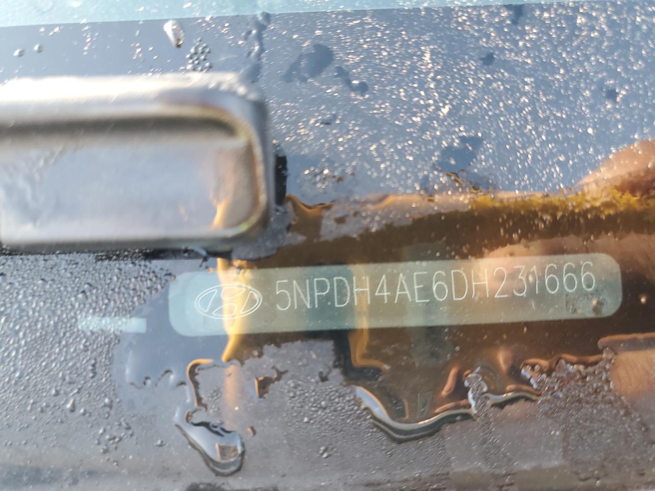 2013 Hyundai Elantra Gls VIN: 5NPDH4AE6DH231666 Lot: 84889815