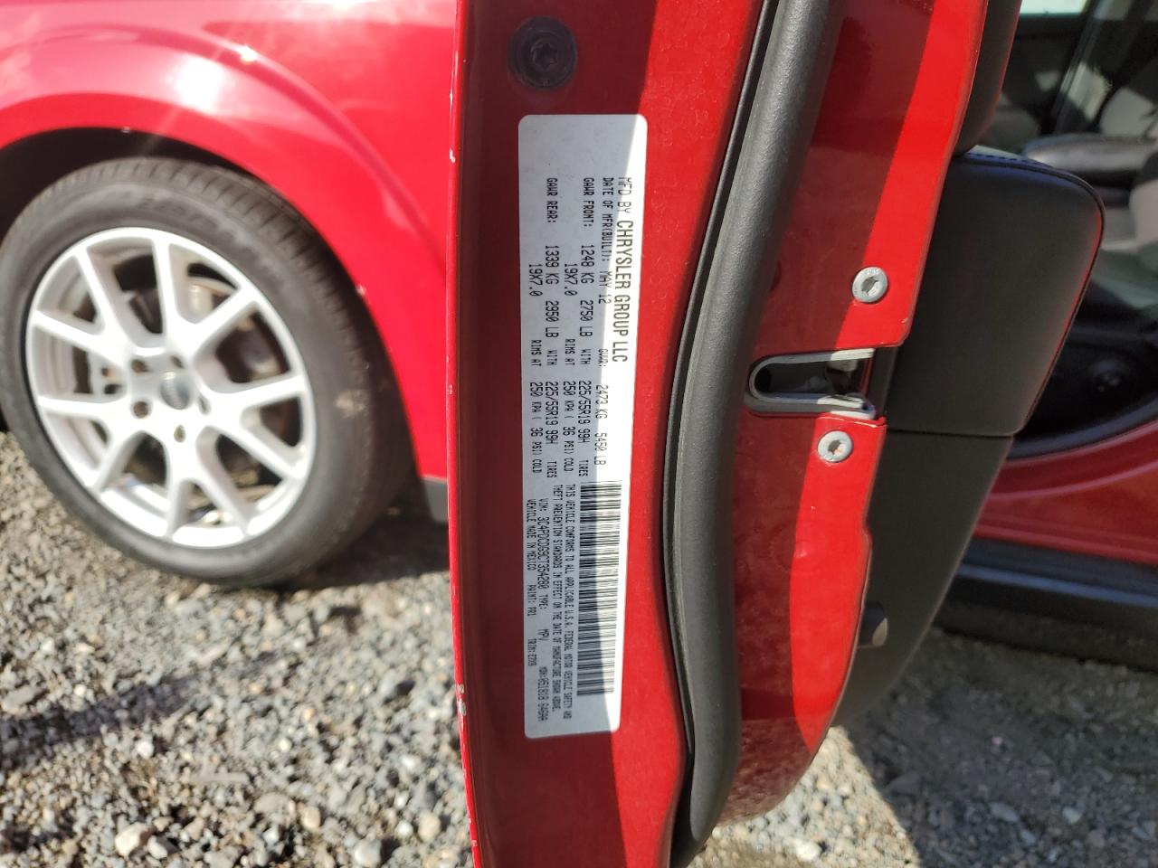 2012 Dodge Journey Crew VIN: 3C4PDCDG9CT354280 Lot: 87448865