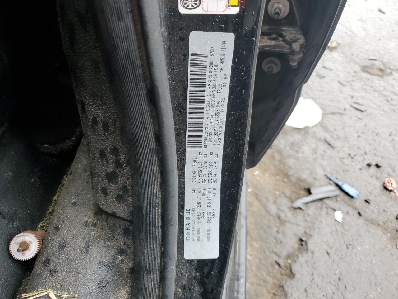 2020 Ram 1500 Big Horn/Lone Star VIN: 1C6SRFFT7LN163505 Lot: 85120005