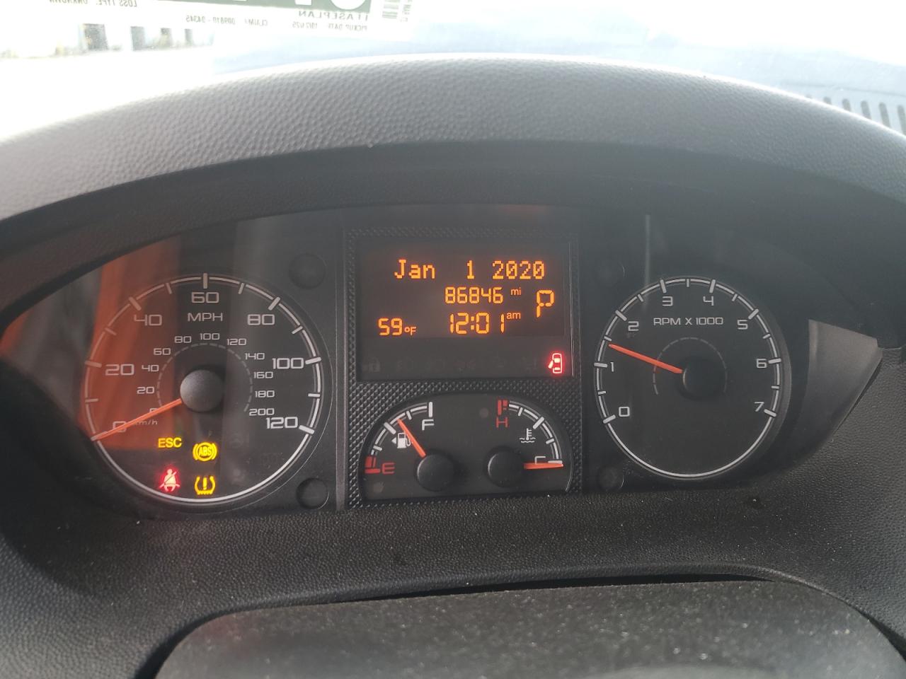 2021 Ram Promaster 3500 Delivery Van VIN: 3C6FRVJG2ME501274 Lot: 87414305