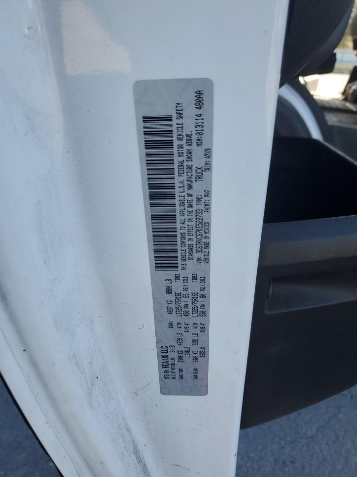 2019 Ram Promaster 2500 Delivery Van VIN: 3C6TRVCG7KE522733 Lot: 87402315