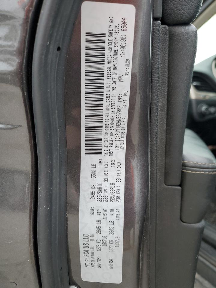 2017 Jeep Cherokee Limited VIN: 1C4PJMDB2HW37007 Lot: 85364435