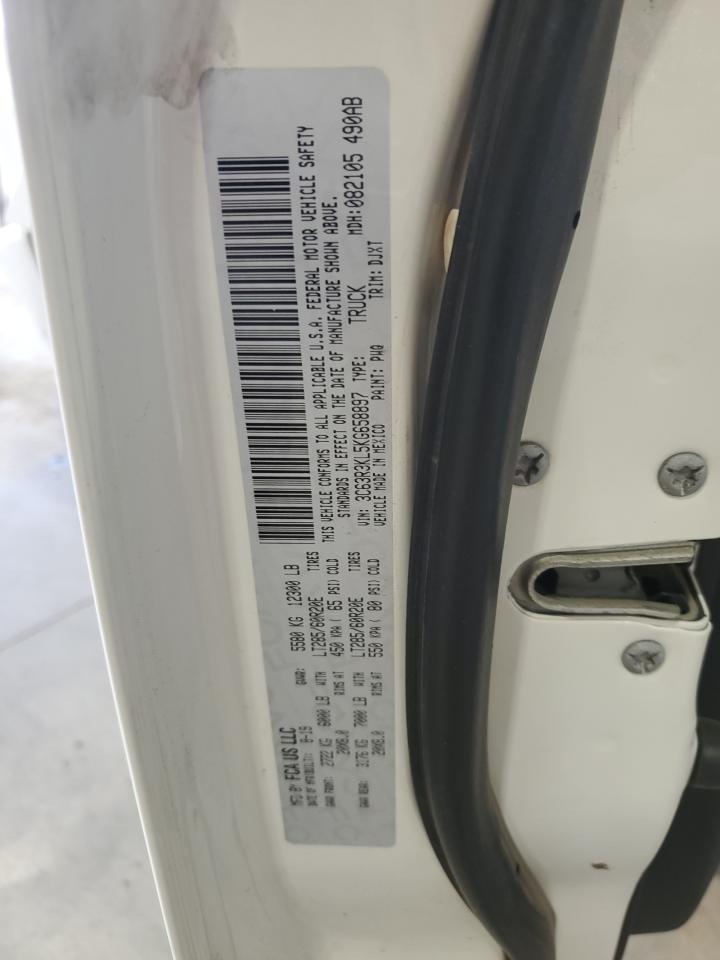 2019 Ram 3500 Longhorn VIN: 3C63R3KL5KG658897 Lot: 81983615