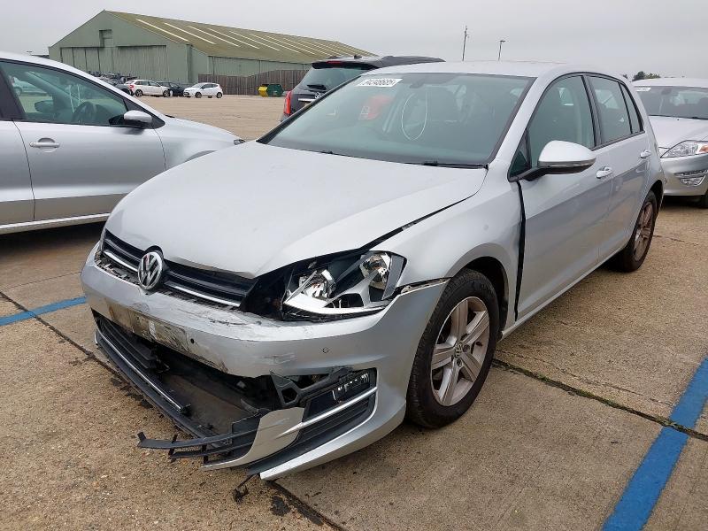 2015 VOLKSWAGEN GOLF 1.6 TDI 110 MATCH 5DR for sale at Copart NEWBURY