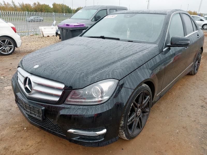 2013 MERCEDES-BENZ C CLASS C220 CDI BLUEEFFICIENCY AMG SPORT PLUS 4DR for sale at Copart CORBY