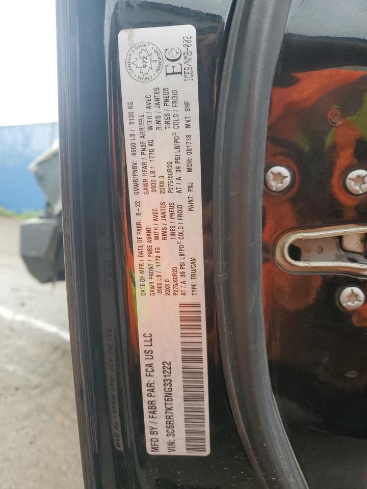 2022 Ram 1500 Classic Tradesman VIN: 3C6RR7KT6NG331222 Lot: 85743715