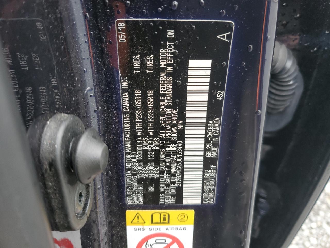 2018 Lexus Rx 350 Base VIN: 2T2BZMCA5JC153440 Lot: 90533945