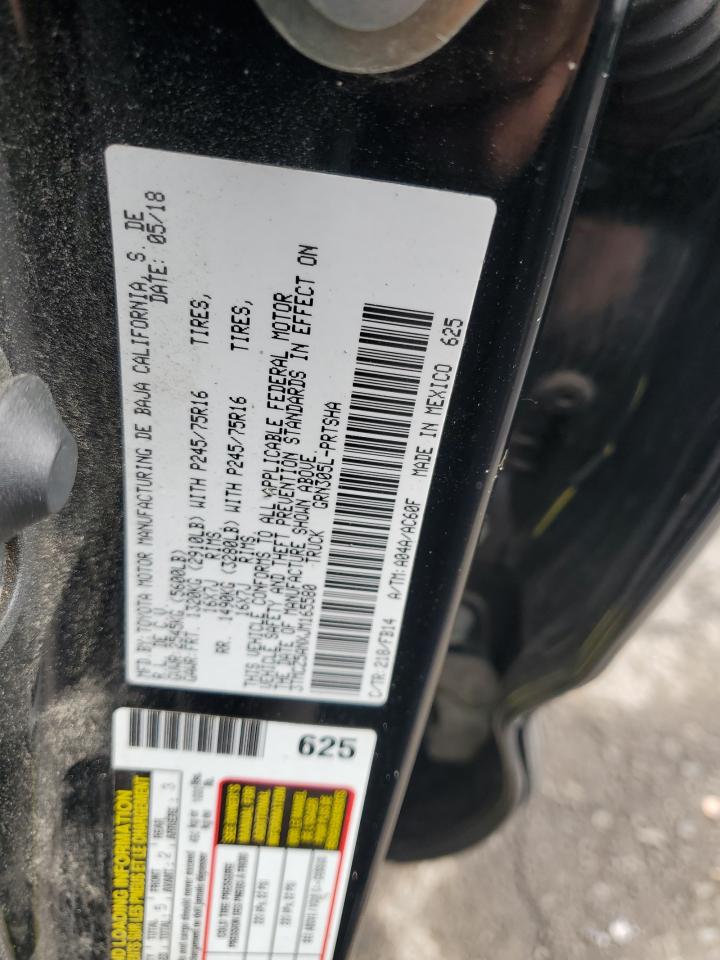 2018 Toyota Tacoma Double Cab VIN: 3TMCZ5ANXJM165580 Lot: 85475645