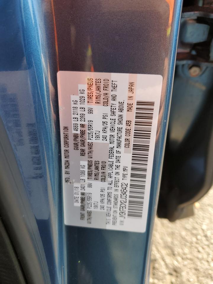 2018 Mazda Cx-5 Touring VIN: JM3KFBCM2J0346402 Lot: 90714345