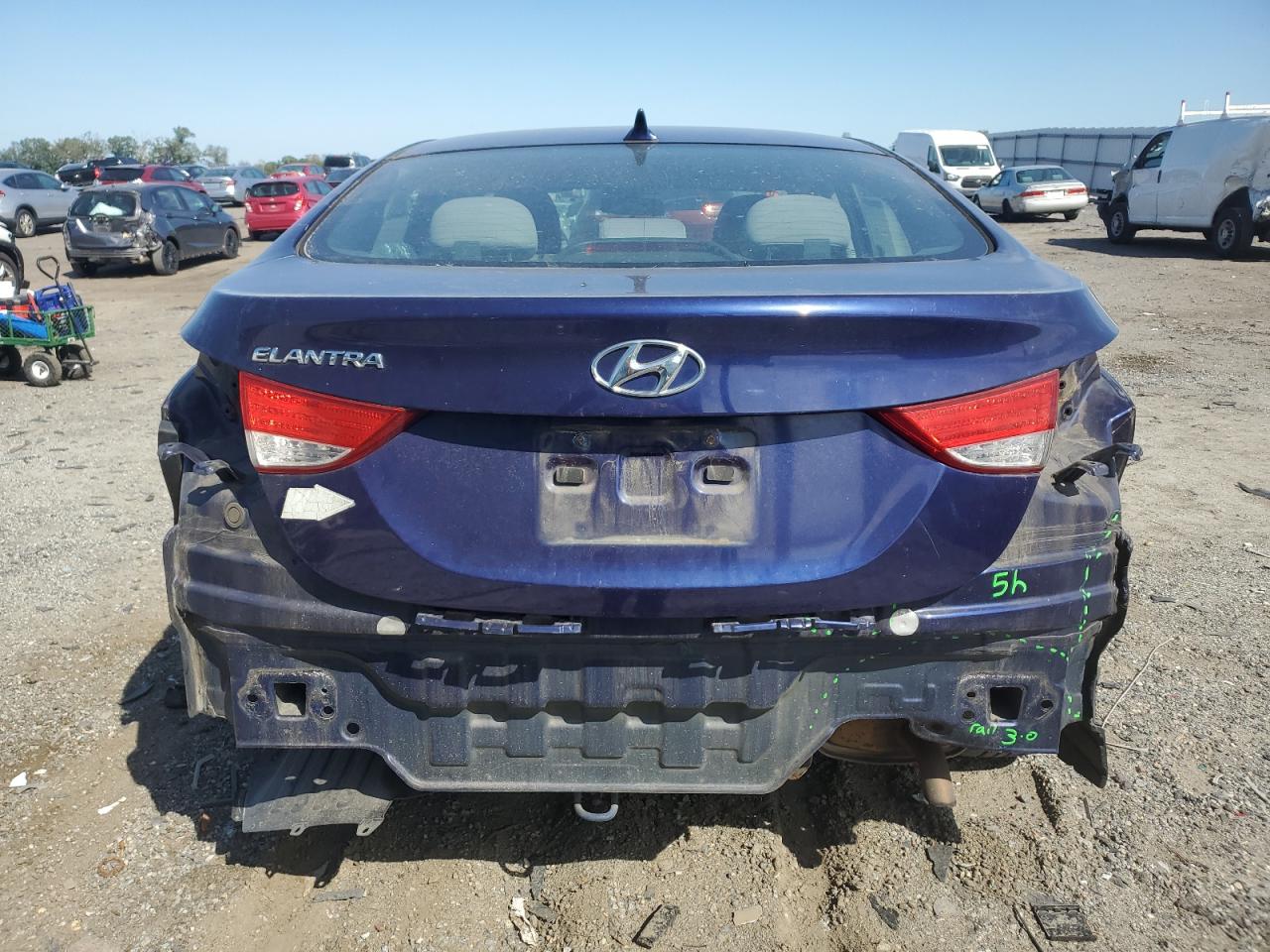 2013 Hyundai Elantra Gls VIN: 5NPDH4AE3DH196987 Lot: 84817245