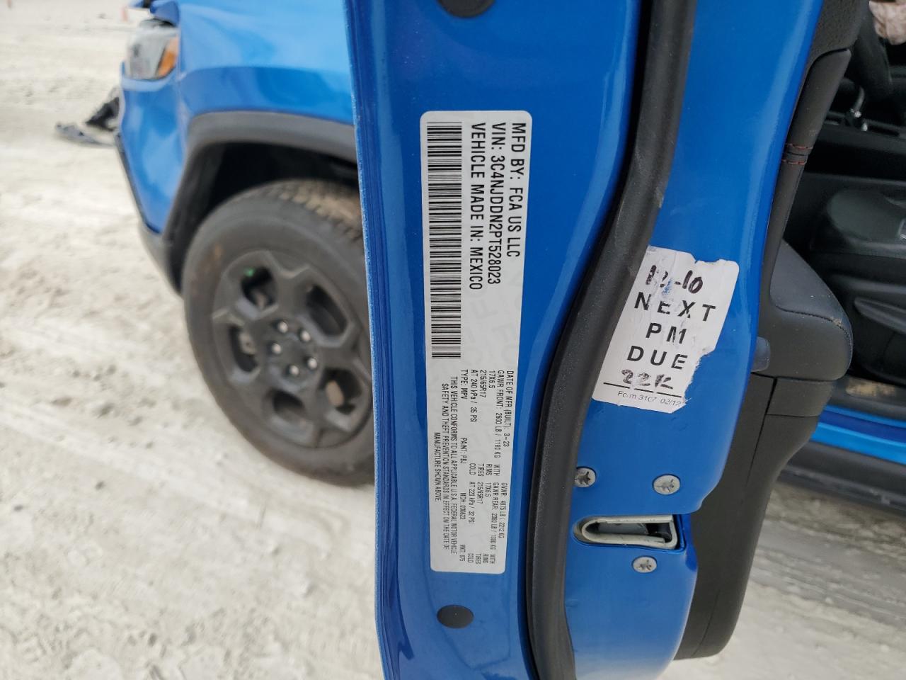 2023 Jeep Compass Trailhawk VIN: 3C4NJDDN2PT528023 Lot: 87065155